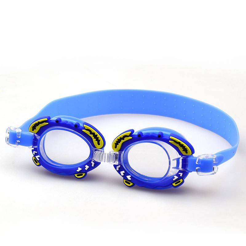 Children'S Swimming Goggles Waterproof And Anti Fog Silicone Learning Swimming Goggles Cute Cartoon Adjustable Diving Equipment