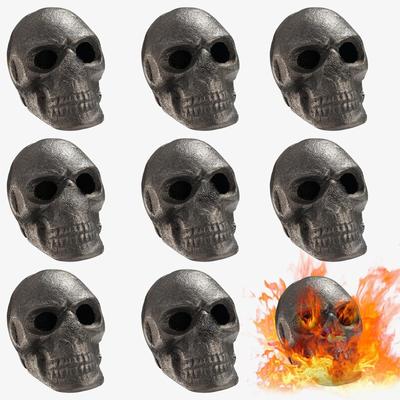 Halloween Metall Kraterkocher Grillparty Dekoration Simulationsrequisiten Horror Ornament