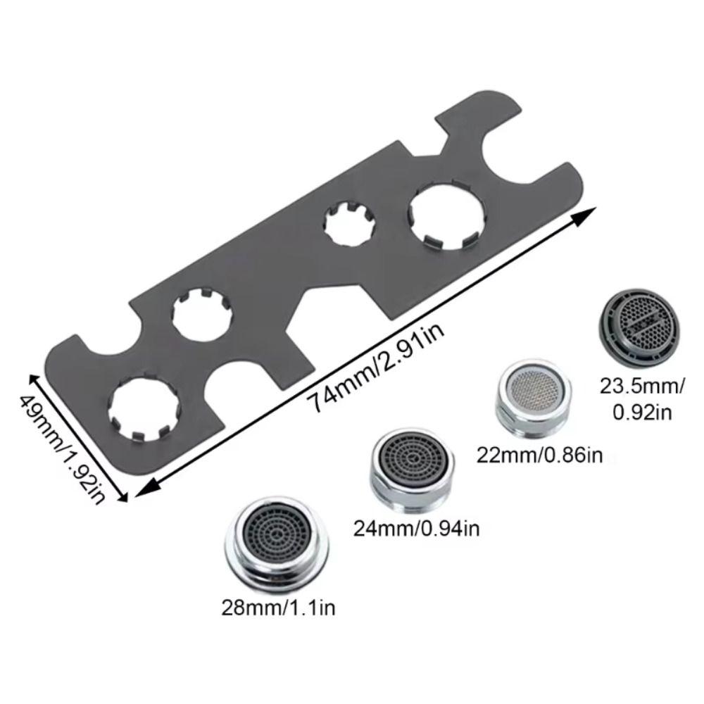 Verstellbares Wasserhahn-Belüfterwerkzeug Edelstahl Wasserhahn-Reparaturwerkzeug Anlagenwartung