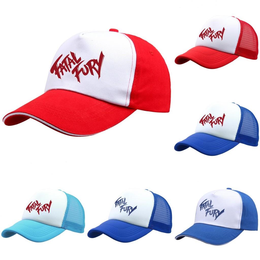 Fatal Fury Cartoon Cotton Baseball Cap With Adjustable Fit For Summer Outdoor Wear