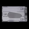 New Hard Vertical Clear Badge Holder Transparent Double Card ID case