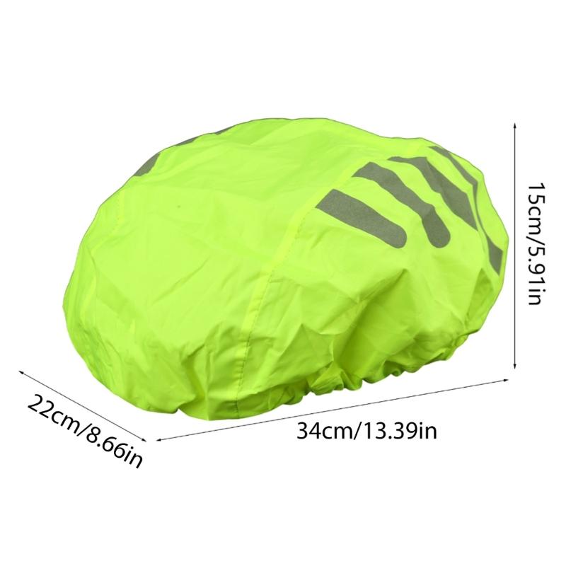 Cyclings Bicycles Helmets Rain Cover with Reflectives Strips Waterproofs Windproofs Bicycles Helmets Cover Cyclings Ride Gear