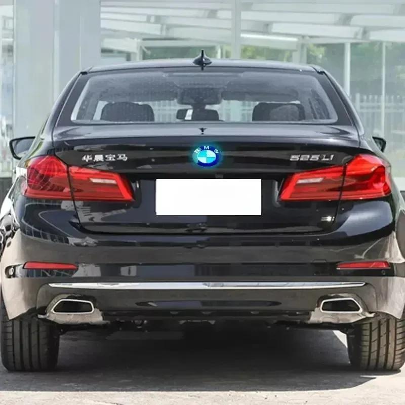 Emblema LED Iluminado de Color Único Estático de 82 mm Luz Roja Azul Blanca Delantero Trasero Insignia Brillante Apto para BMW F10 E60 E61 E87 E90 E93 F3