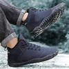 Schnee-Stiefeletten für Herren Winter Warm Baumwolle Weiche Freizeitschuhe Damen Outdoor Wandern Motorradstiefel Paar Schneeschuhe