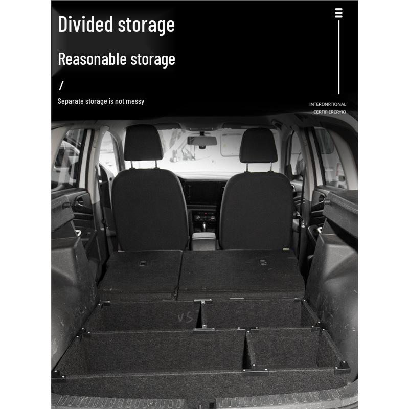 Volkswagen Jetta VS5/VS7 Trunk Organizer and Leveling Storage Box for Car Modification
