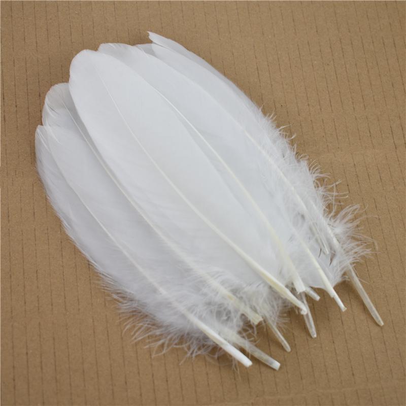 20Pcs Colorful Hard Stick Goose Feather 6-8inch/15-20cm Natural Swan Crafts Plumes  Table Centerpieces Feathers for Decoration