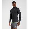 Gymshark Vital Seamless 1 4 Zip Black Silhouette Grey A3a4p Bbmw