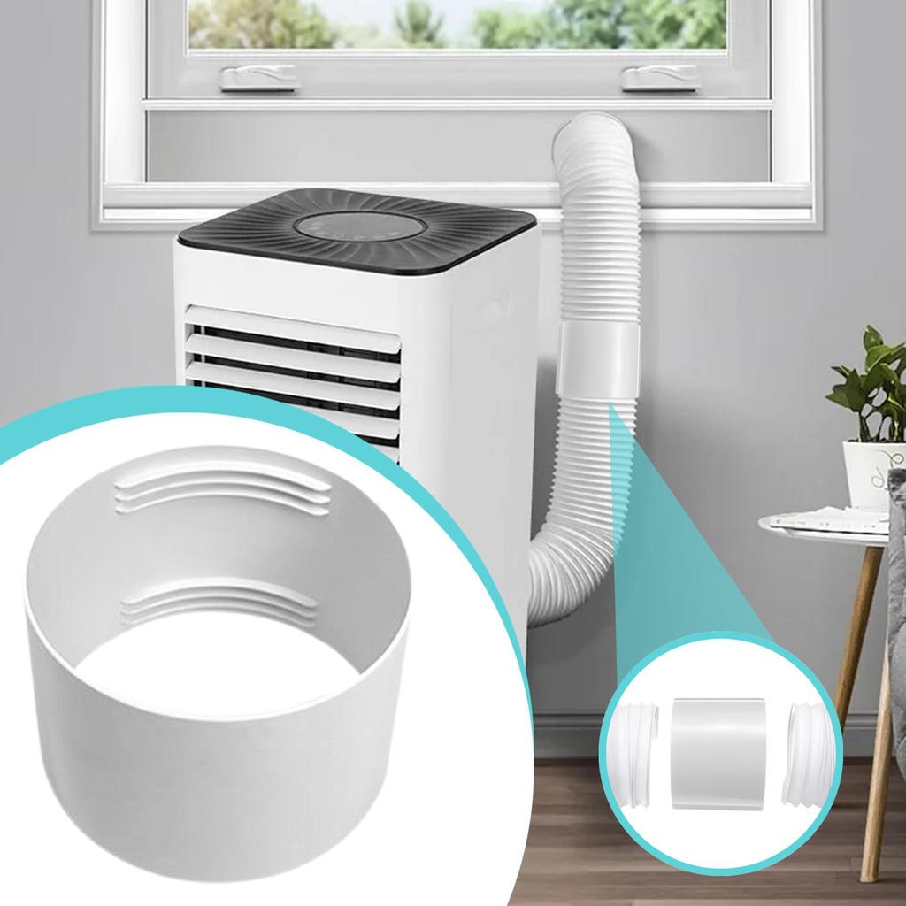 Portable Ac Exhaust Hose Coupler Air Conditioner Hose Connector Mobile 5.1in 5.9in Pipe Joint for Commercial Space Bedroom Duct