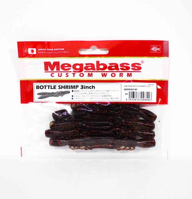 Megabass Weicher Köder Bottle Shrimp 3 Zoll Ebimiso Red F (8553)