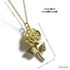 2026 High-End Retro Rose Necklace: Elegant, Versatile Flower Design for Women