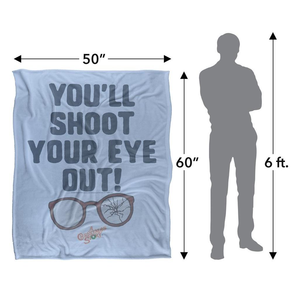 A Christmas Story Shoot Your Eye Out Blanket