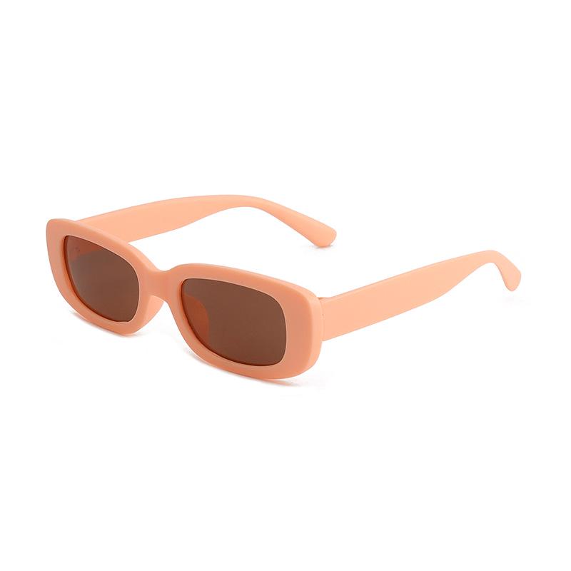 European & American Retro Square Frame Children's UV Protection Sunglasses
