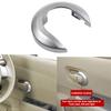 Bunggou 2pcs Car Door Handle Cover Steering Wheel Shield for Tiida 2005-2010 1.6 LIVINA NV200 Geniss Silver Grey