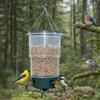 Large Capacity Bird Food Container Transparent Bird Water Dispenser  Garden Paddock