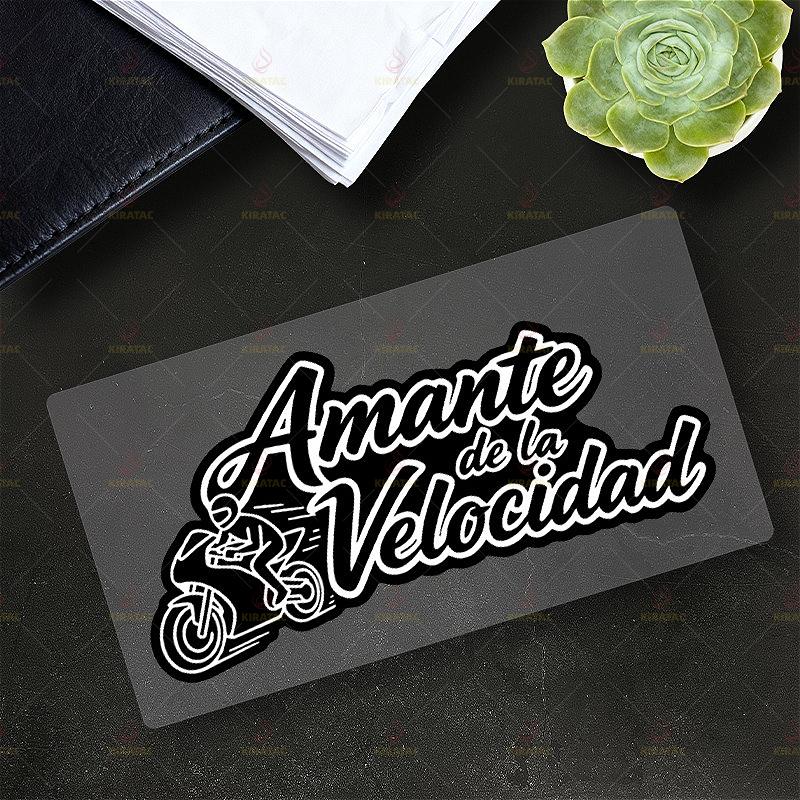1pc Original Amante De La Velocidad Motorcycle Sticker for Motorcycle Fairing Tailbox Car Body Scooter Waterproof Vinyl Decals