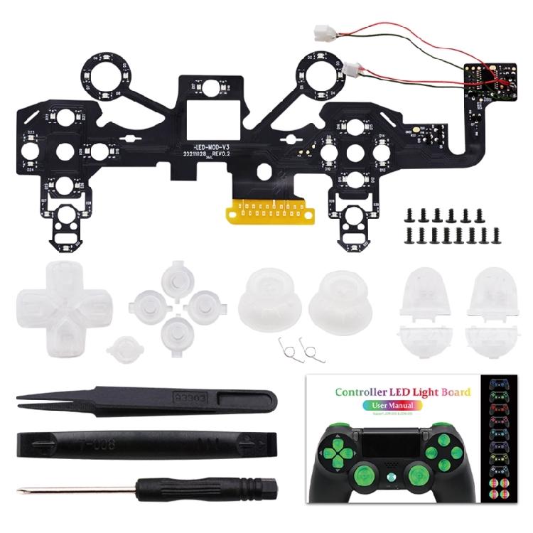 For  Wireless Controller LED Light Board DIY Button Analog Joystick LED Ligh