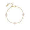 Olivia Burton Classic Pearl Cluster Gold Bracelet Women's (obj24100069)