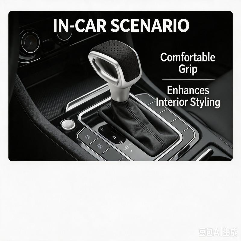PerFor FORated PU Leather Shift Knob Compatible with For g Class W463 Manual Transmission ShiftinFor g Mechanism