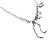 Punk Dinosaur Skeleton Necklace Goth Dragon Necklace Hip Hop Tyrannosaurus Chain Choker  Gift