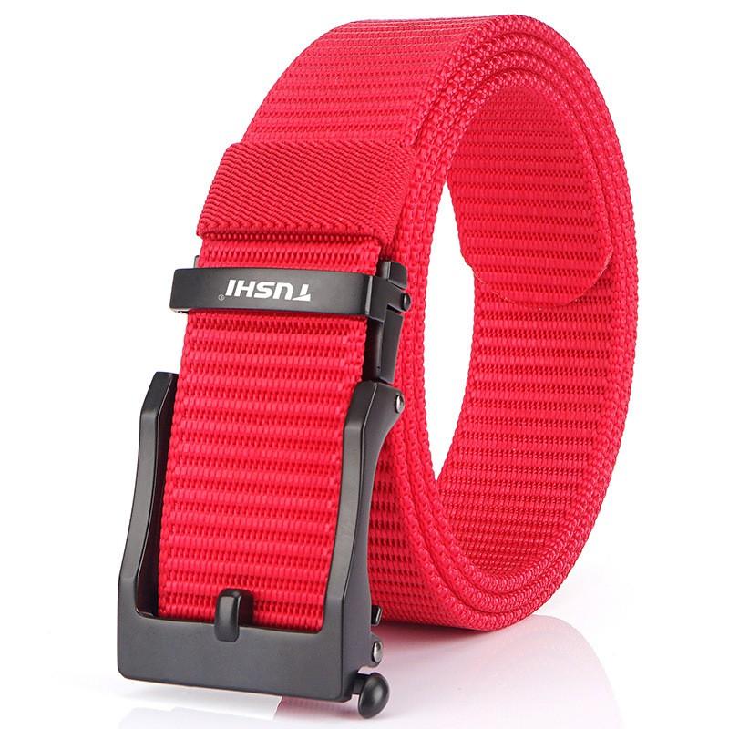 Direct Sales All-matching Canvas Outdoor Automatic Buckle Belt Men's Quick-drying Nylon Zinc Alloy Jeans