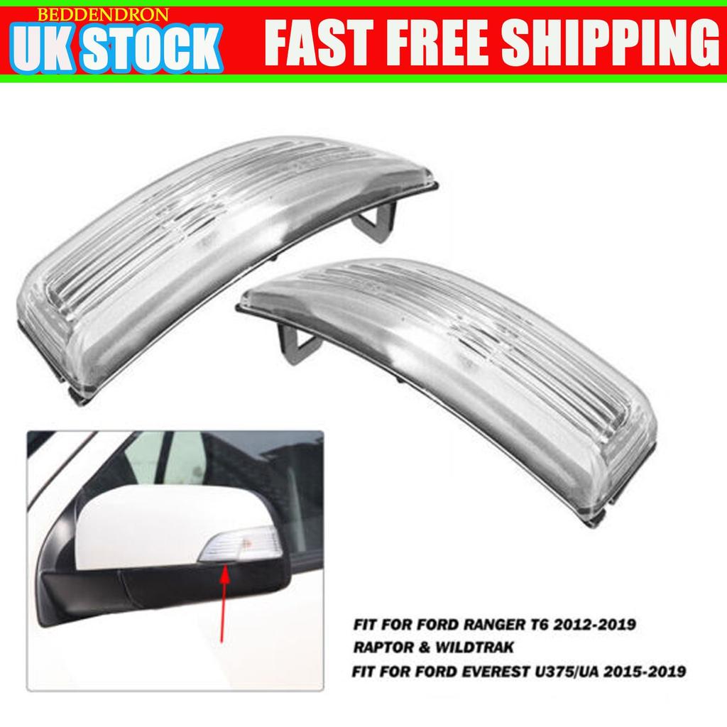 For Ford Ranger T6 2012-2019 Left&Right Side Wing Mirror Indicator Turn Signal Light Lamp Lens Accessories Tools