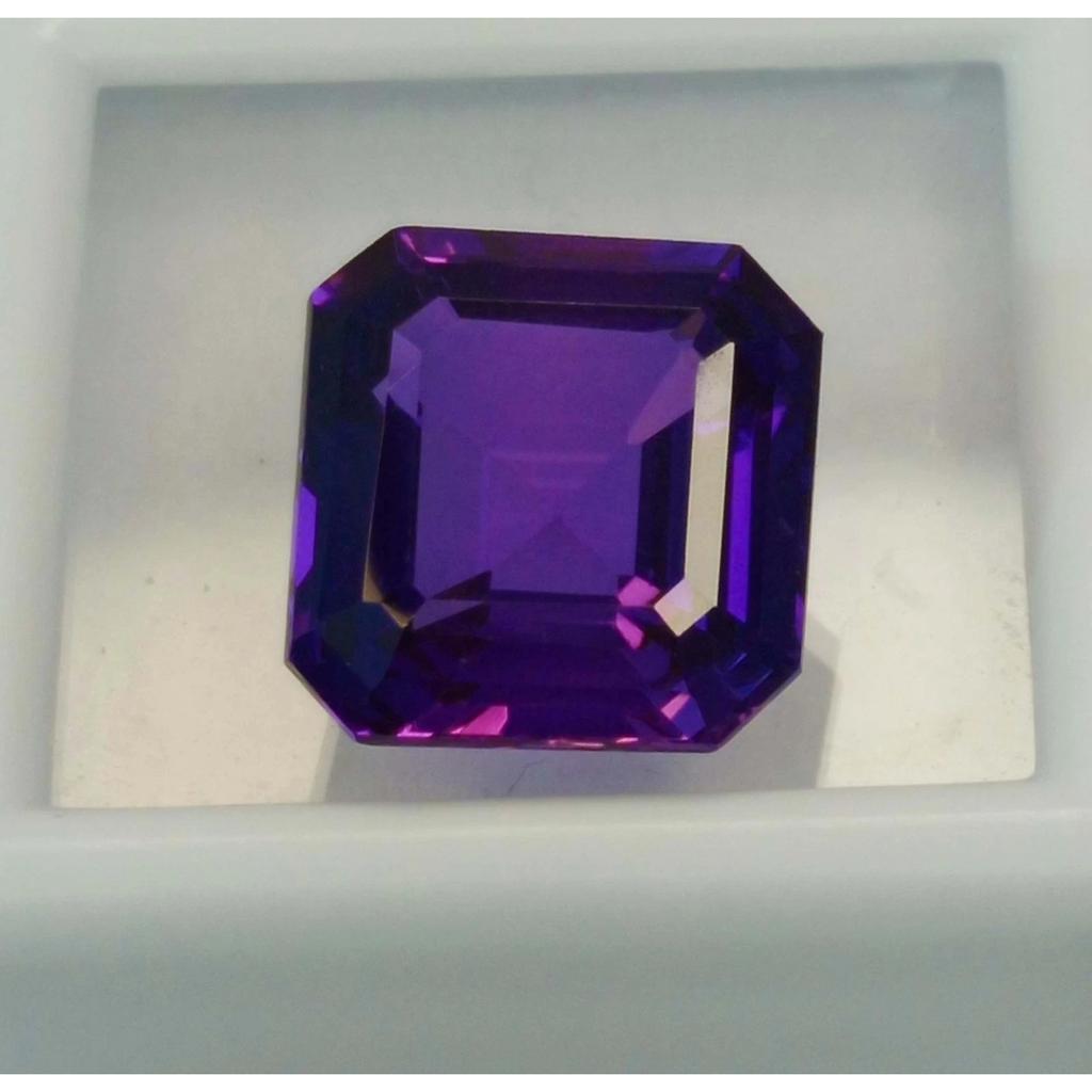 Stunning Purple Pink Sapphire Natural Asscher Cut 9-11 Ct Certified Gemstone
