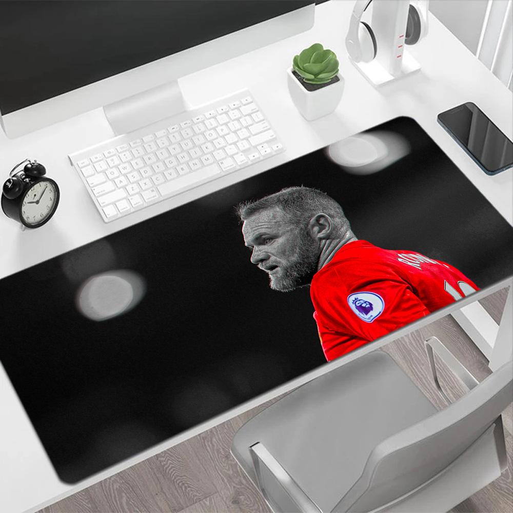 Wayne Rooney Manchester Gaming Mouse Pad Desk Mat Ultra-Long Desk Mat Non-Slip Rubber Bottom Gaming Accessories Ideal Gift for Gamers