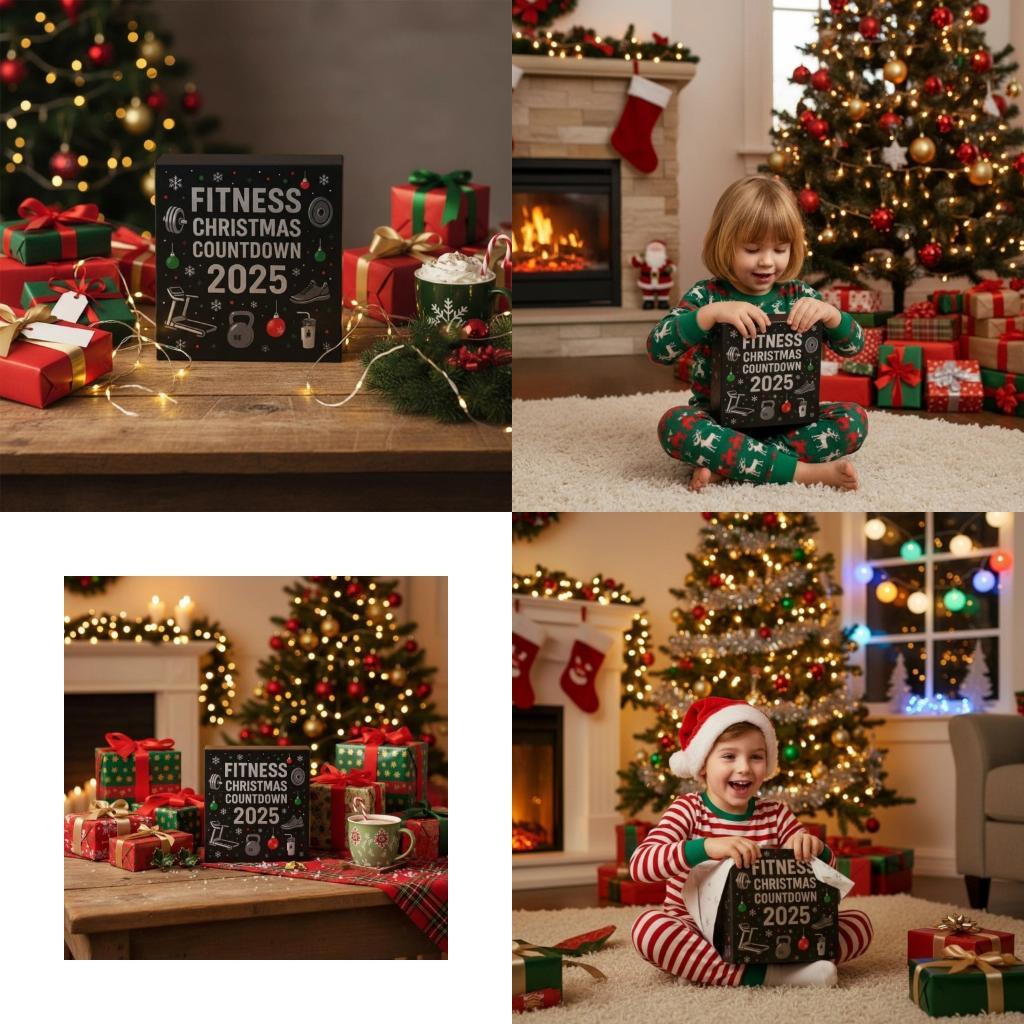 

Fitness Count Down Calendar Premium Acrylic Construction Interactive Gift Boxes For Christmas Activities X3UC CN