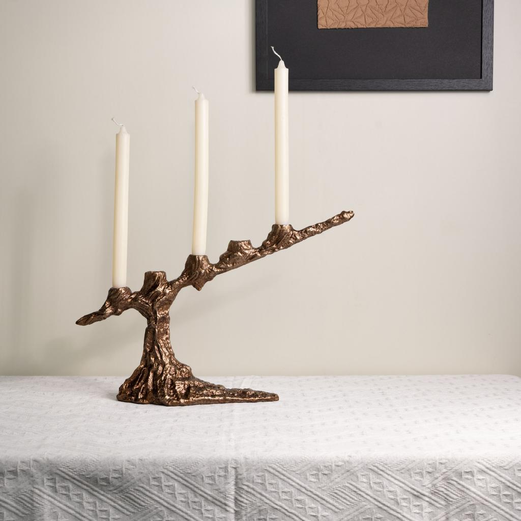 Resin Handicrafts Candlestick Bamboo Candle Stand Manual Candle Arrangement Candle Holder Wedding Decoration Centerpieces