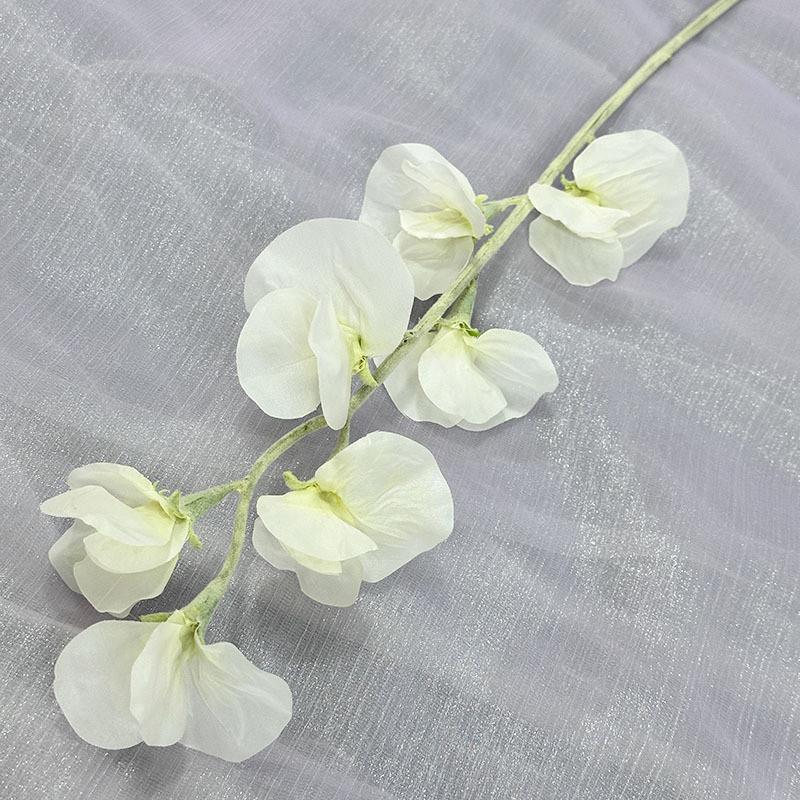 Sweet Artificial Flower Pea Wedding Hotel Restaurant Room Wall Decoration