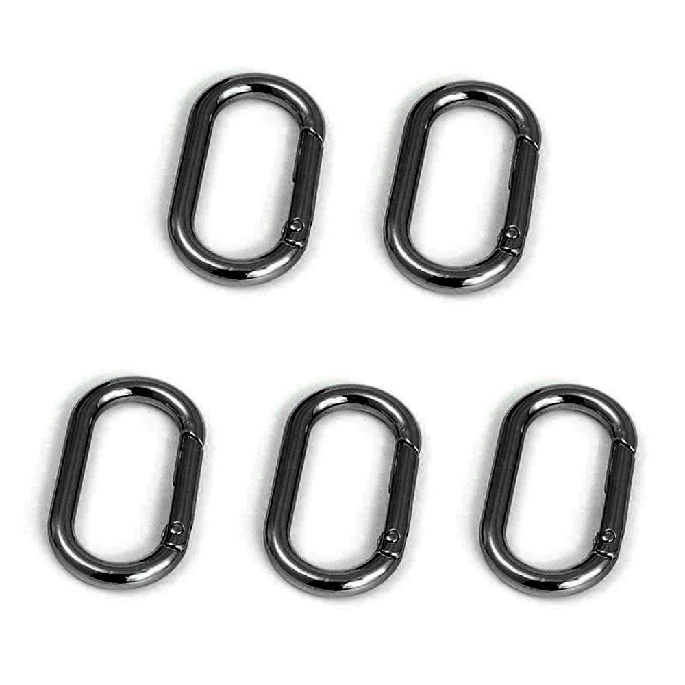 Camping Hiking Accessories Spring Oval Rings Outdoor Carabiner Handbags Clips Bag Belt Buckles