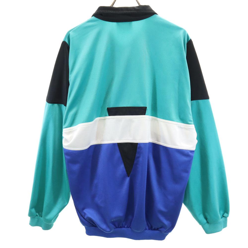 Adidas 80s Vintage International Flag Tag, Multicolor Trefoil Logo Track Jacket Men's Used