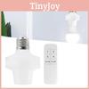 E27 Wireless E26 Remote Control Light Lamp Holders Smart Bulb Tools Adapter