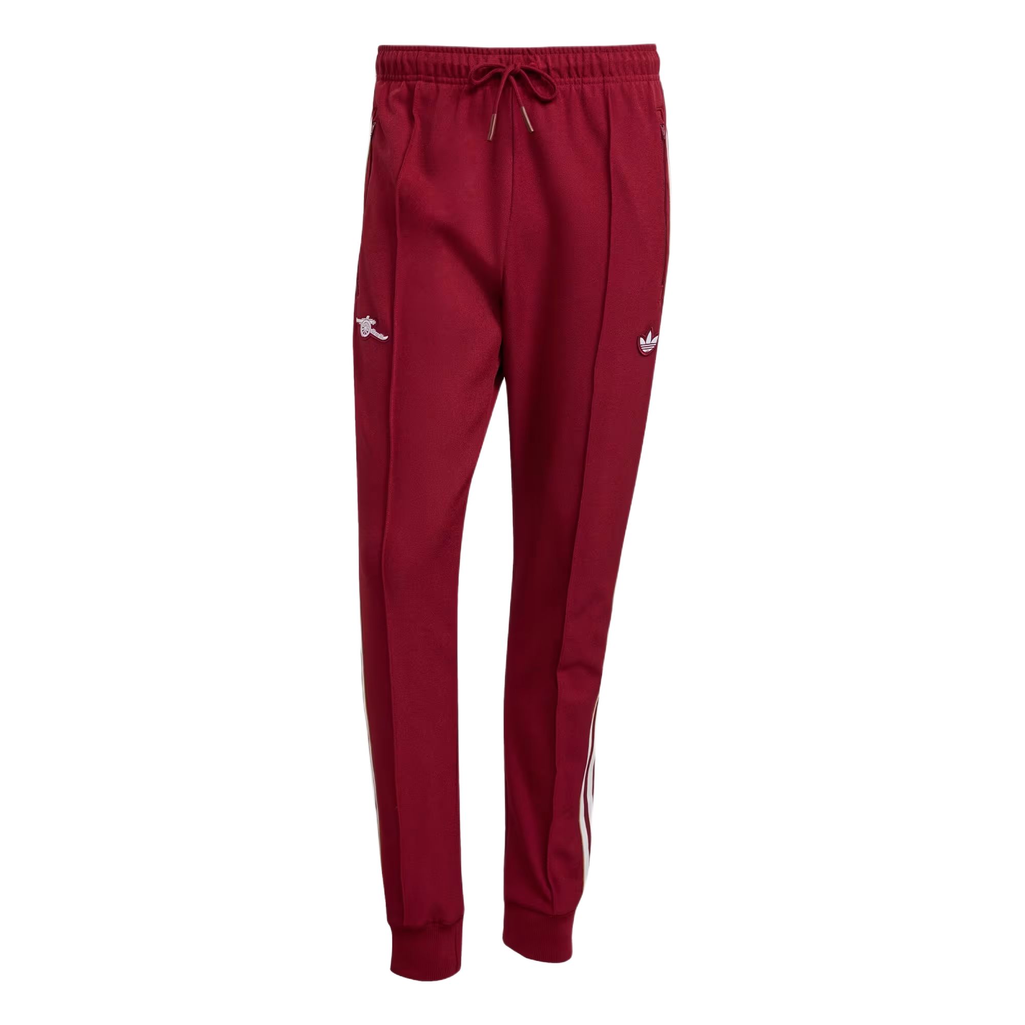 Adidas Originals Track SS25 Arsenal Terrace Icons Striped Comfortable Slim Fit Lace-Up Sports Casual Pants Men bottoms JM9389 M