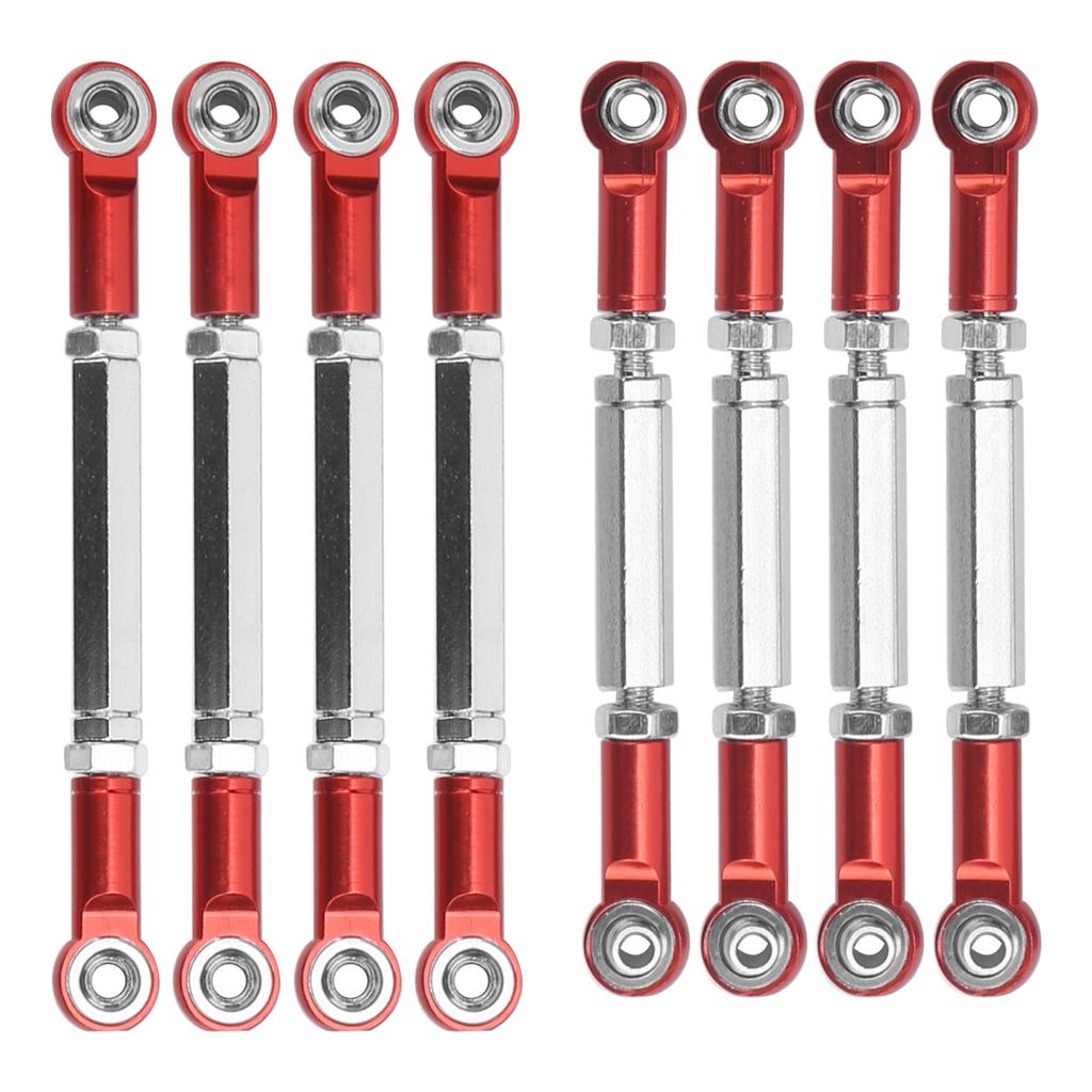 RC Steering Servo Pull Rod Metal Linkage Arm Tie Rod Ends Connector for WPL MN Feiyu