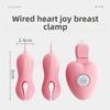 Brystklype Bryst Elektrisk Bærbar Brystvortesklipp Vibrator G-punkt Massasjeapparat Stimulator Erte Brystvorte Voksne Sexleketøy