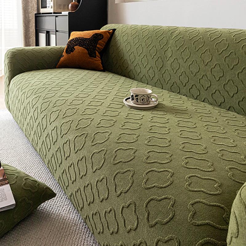 Creme Wind Sofaüberzug 2025 Vier Jahreszeiten Neu Kratzfest Katze Rundumbezug Universeller Sofa-Schutzbezug