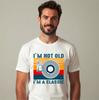 I'm Not Old I'm A Classic Record Player Retro Music Lover Mens Unisex T-Shirt
