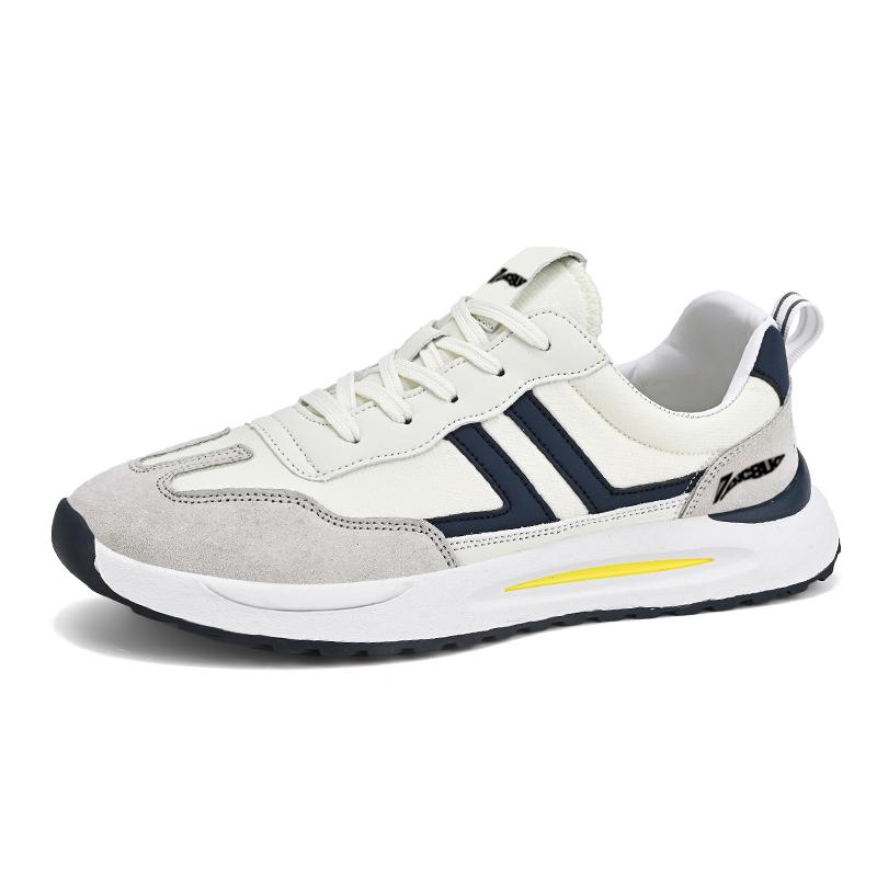 Skate Shoes for Men Leather Casual Falt Comfortable Rubber Outdoor Sports Casual Tennis Shoes  Original Sneakers Man