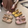 French Platform Heightened Women's Summer Wear 2026 New Shallow Platform Shoes Mary Jane Single Shoes