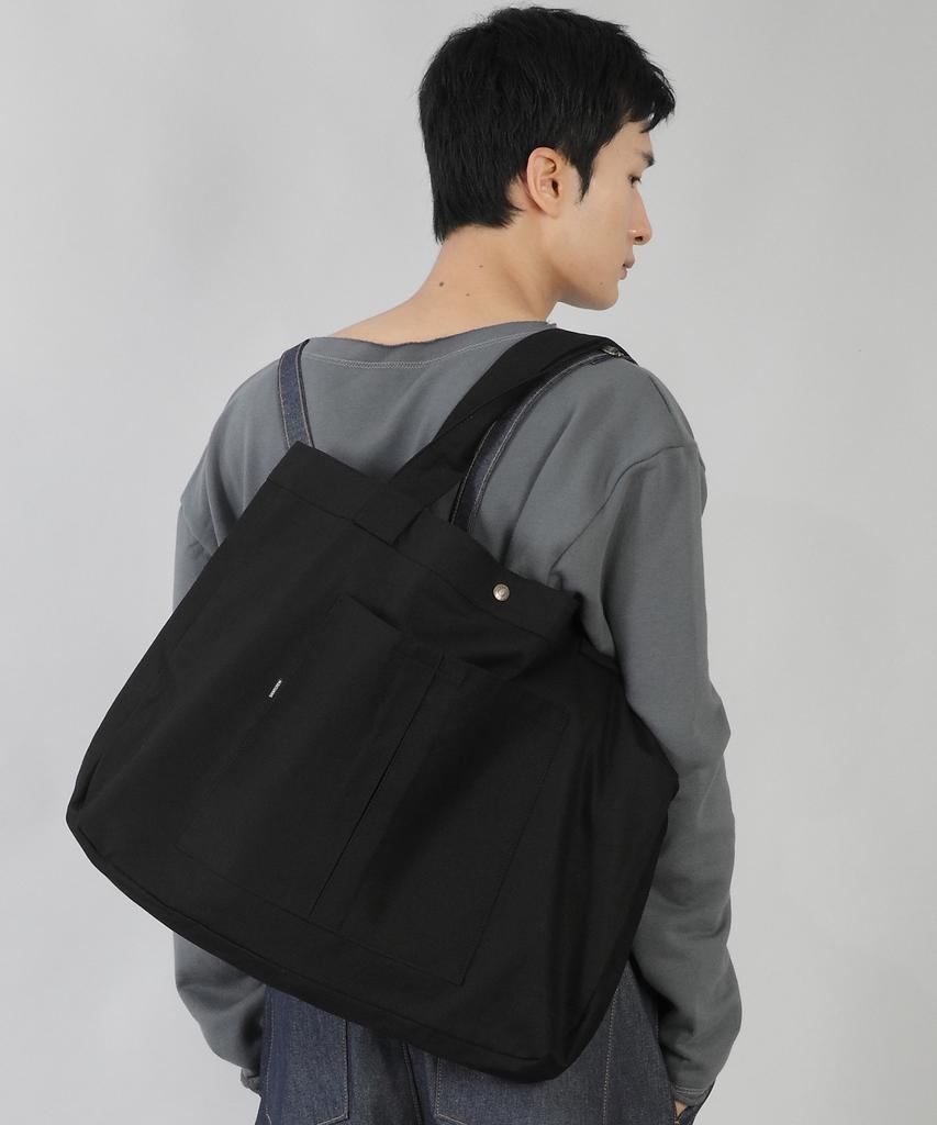 Saintcrew Round Volume Cargo Pocket Eco Bag Rvc-145 Black