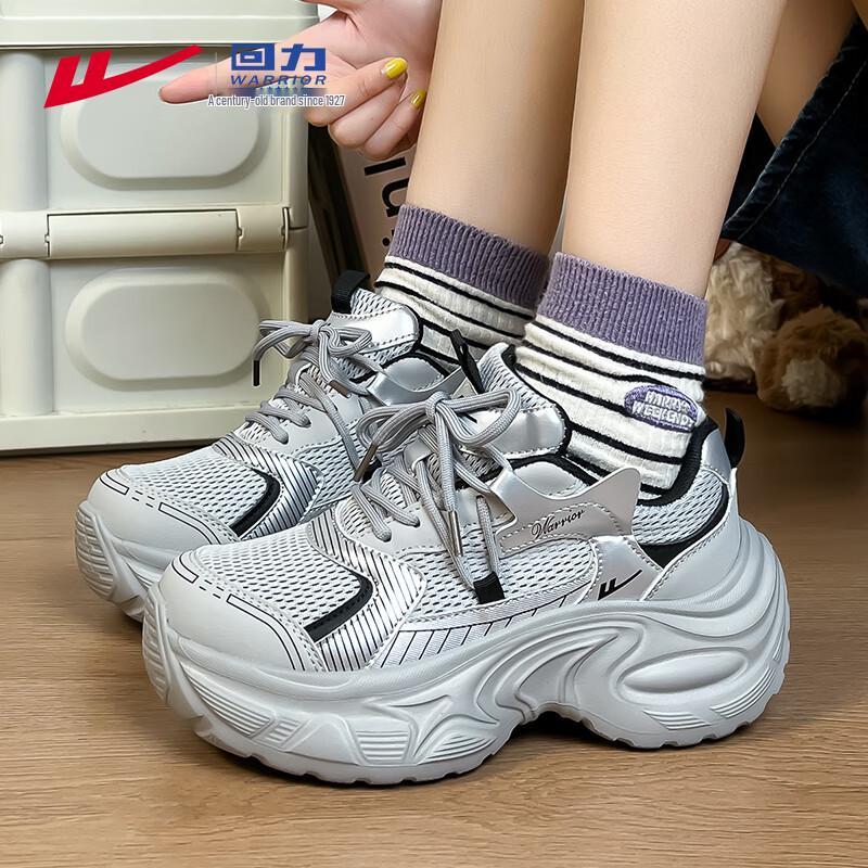 Warrior Women's Chunky Platform Retro Casual Mesh Sneakers WXY-5117