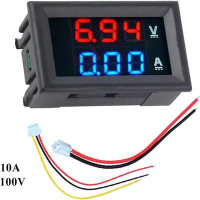 Digital Voltmeter DC0-100V 10A 50A 100A Voltmeter Ammeter LED Display Voltage Current Meter Tester Electromobile Motorcycle Car