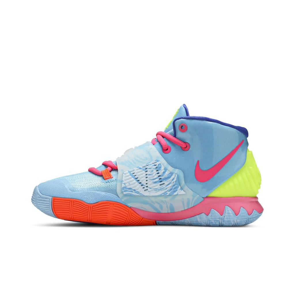 Nike Kyrie 6 Grade School 'Pool' (Unisex) Baltic Blue / Hyper Royal / Volt / Hyper Pink Kids' Basketball Shoes CZ4686 409