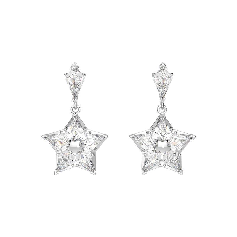 Swarovski STELLA drop-shaped earrings women white 5652002