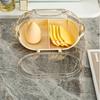 Transparent Cover Beauty Egg Storage Container Dust-proof Separated Grid Design Makeup Puff Holder for Cosmetic Blender Tools