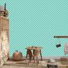 Mint and Sea Dots Wallpaper, Mint Background for Living Room and Bedroom 50x1000