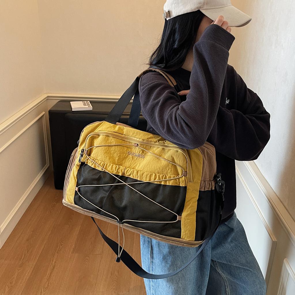 Large-capacity Portable Fashionable Travel Bag for Women, Short-distance Travel Storage Luggage Bag, Sports and Fitness Bag