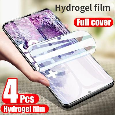4Pcs Hydrogel Film Screen Protector For Samsung Galaxy S10 S20 S21 S22 Plus S23 Ultra FE Screen Protector For Note 20 8 9 10