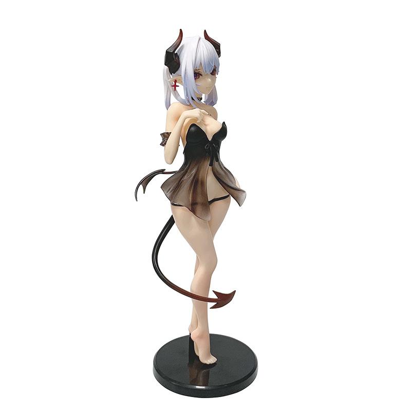 27cm Lilith Of The Devil Anime Sexy Girls PVC Animation Action Dolls Collection Desktop Model Ornaments